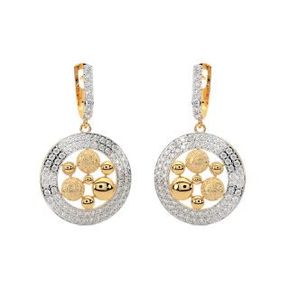 Stina Round Diamond Earrings