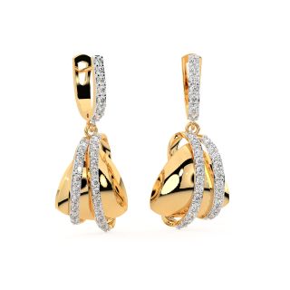 Maya Round Diamond Earrings