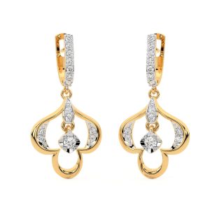 Mia Round Diamond Earrings