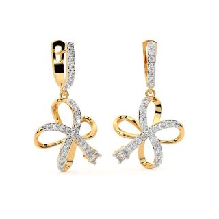 Cora Round Diamond Earrings