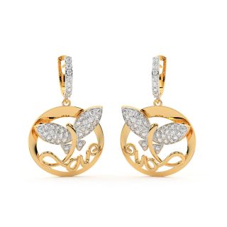 Margot Round Diamond Earrings