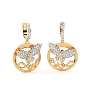Margot Round Diamond Earrings