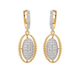 Thyra Round Diamond Earrings