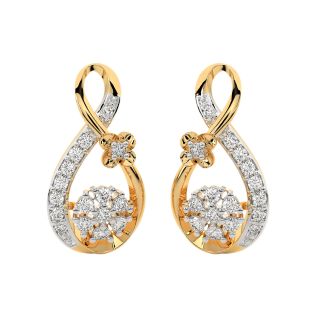 Agneta Round Diamond Earrings