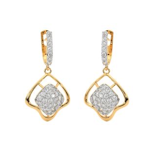 Dane Round Diamond Earrings