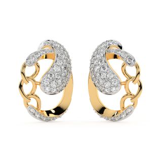 Sadie Round Diamond Stud Earrings