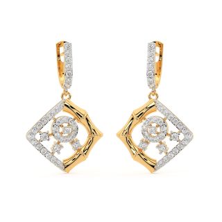 Arin Round Diamond Earrings