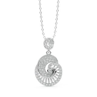 Aren Round Diamond Pendant