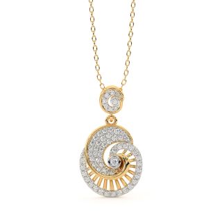 Aren Round Diamond Pendant