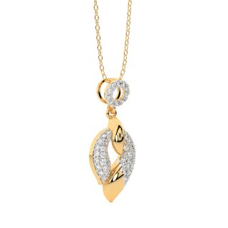 Axel Round Diamond Office Wear Pendant