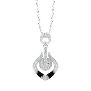 Hanne Round Diamond Pendant