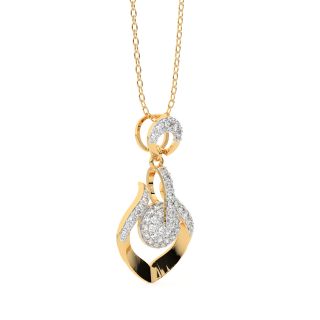 Hanne Round Diamond Pendant