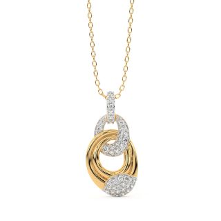 Joen Round Diamond Office Wear Pendant