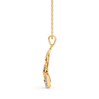 Milo Round Diamond Office Wear Pendant