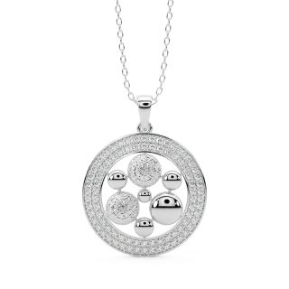 Remy Round Diamond Office Wear Pendant