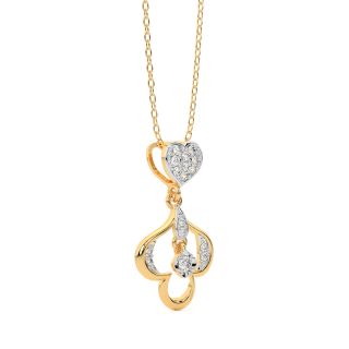 Isla Round Diamond Office Wear Pendant