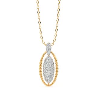 Sawyer Round Diamond Pendant