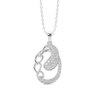 Wyatt Round Diamond Office Wear Pendant