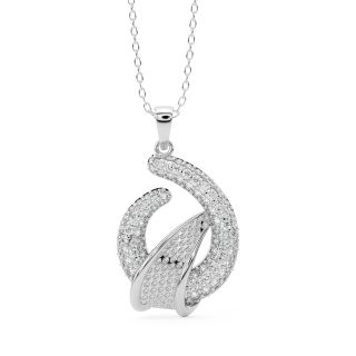 Kaia Round Diamond Office Wear Pendant