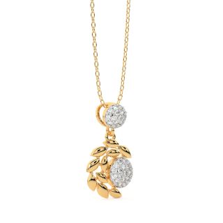 Holly Round Diamond Office Wear Pendant