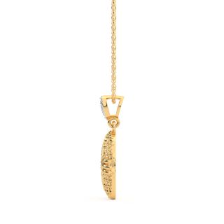 Dorian Round Diamond Pendant