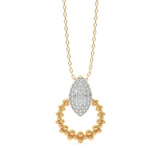 Zoey Round Diamond Pendant