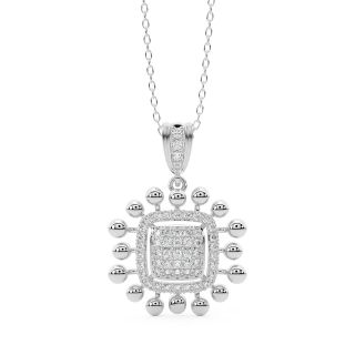 Aitana Round Diamond Pendant