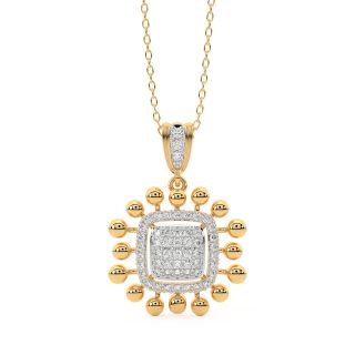 Aitana Round Diamond Pendant