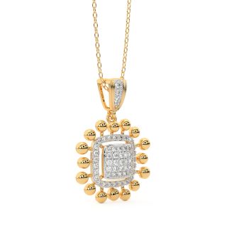 Aitana Round Diamond Pendant