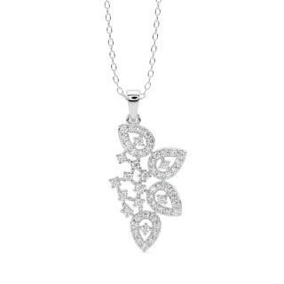 Amaia Round Diamond Office Wear Pendant