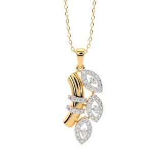 Elina Round Diamond Pendant