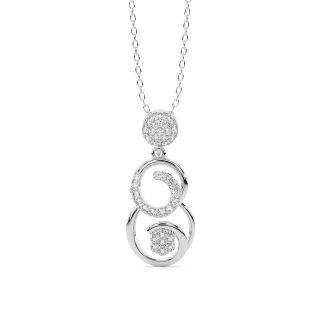 Emory Round Diamond Pendant