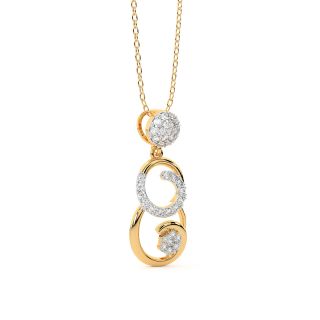 Emory Round Diamond Pendant