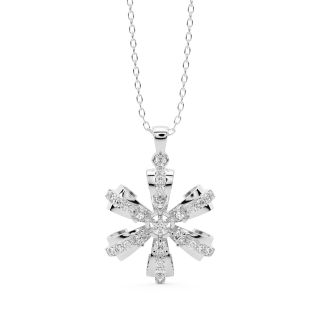 Keily Round Diamond Office Wear Pendant