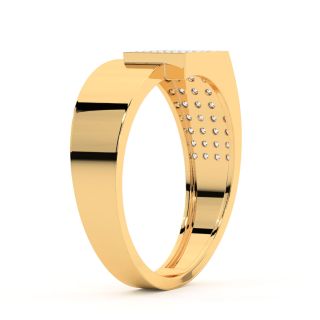 Eliora Round Diamond Ring For Men