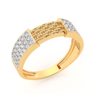 Elen Round Diamond Ring For Men