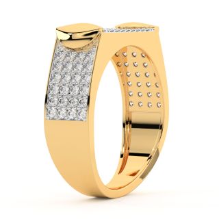 Luca Round Diamond Ring For Men