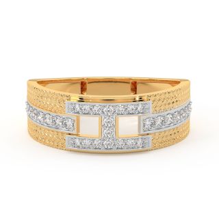 Malinda Round Diamond Ring For Him