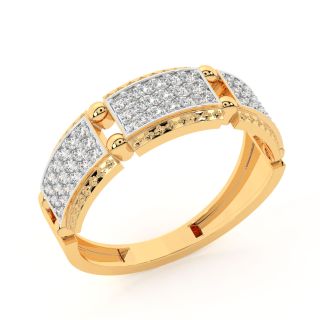 Adina Round Diamond Ring For Men