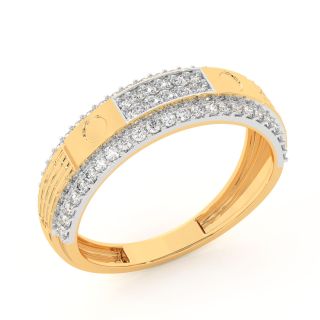 Ceylia Round Diamond Ring For Men