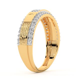 Ceylia Round Diamond Ring For Men