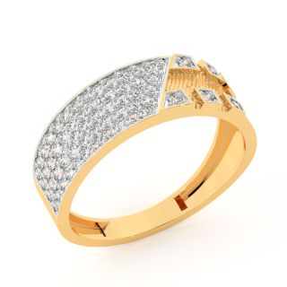 Brea Round Diamond Ring For Men