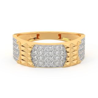 Lali Round Diamond Ring For Him