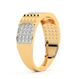 Lali Round Diamond Ring For Him