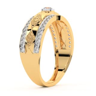 Fleurina Round Diamond Ring For Men