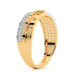 Eliora Round Diamond Ring For Men