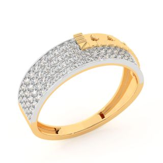 Eliora Round Diamond Ring For Men