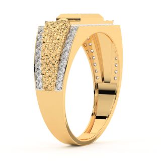 LilI Round Diamond Ring For Men