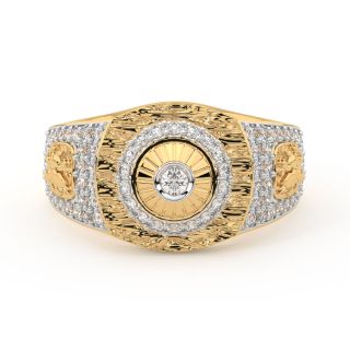 Daniel Round Diamond Ring For Men