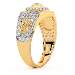 Daniel Round Diamond Ring For Men